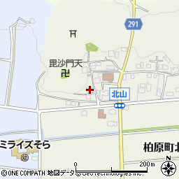 兵庫県丹波市柏原町北山197周辺の地図