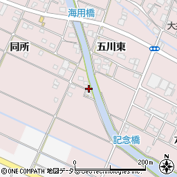 愛知県愛西市大井町同所337周辺の地図