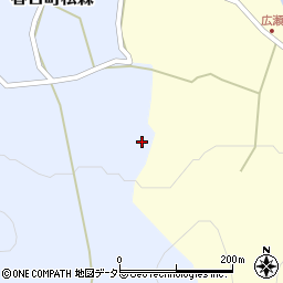 兵庫県丹波市春日町松森8周辺の地図