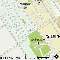 滋賀県近江八幡市安土町常楽寺38-76周辺の地図