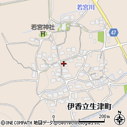 滋賀県大津市伊香立生津町392周辺の地図