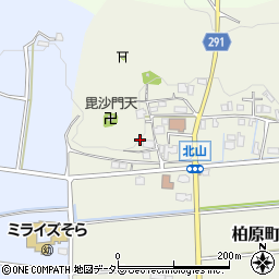兵庫県丹波市柏原町北山198周辺の地図