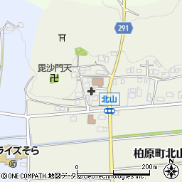 兵庫県丹波市柏原町北山208周辺の地図