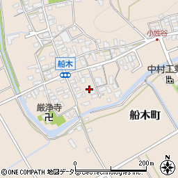 滋賀県近江八幡市船木町1071周辺の地図