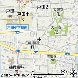 愛知県名古屋市中川区戸田周辺の地図