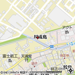 静岡県富士市川成島25周辺の地図