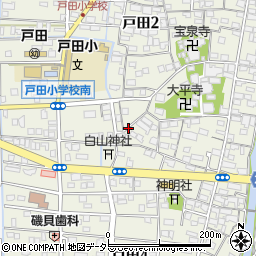 愛知県名古屋市中川区戸田周辺の地図