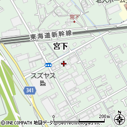 静岡県富士市宮下202-4周辺の地図