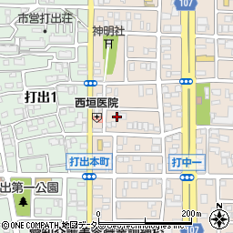 愛知県名古屋市中川区打中1丁目185周辺の地図