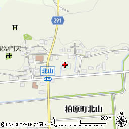 兵庫県丹波市柏原町北山227周辺の地図