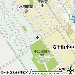 滋賀県近江八幡市安土町常楽寺38-84周辺の地図