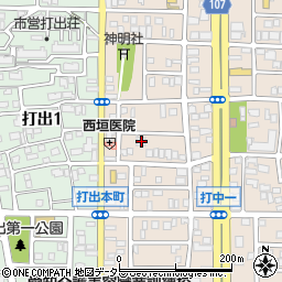 愛知県名古屋市中川区打中1丁目188周辺の地図