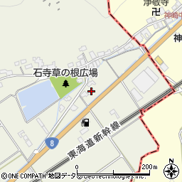 滋賀県近江八幡市安土町石寺177周辺の地図