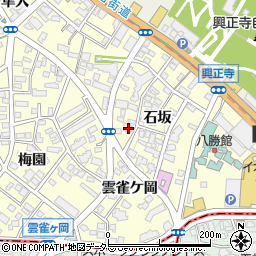 愛知県名古屋市昭和区広路町石坂27-2周辺の地図