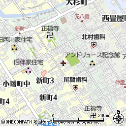 滋賀県近江八幡市魚屋町中8周辺の地図