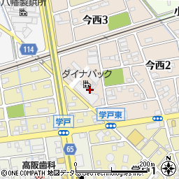 ダイナパック株式会社　蟹江営業部周辺の地図