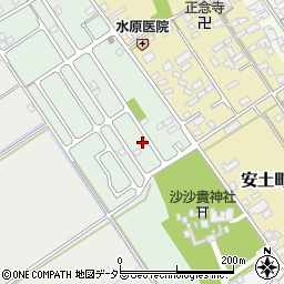 滋賀県近江八幡市安土町常楽寺38-8周辺の地図