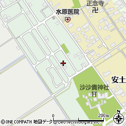 滋賀県近江八幡市安土町常楽寺38-19周辺の地図
