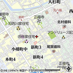 滋賀県近江八幡市魚屋町中25周辺の地図