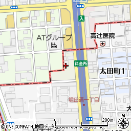 愛知県名古屋市瑞穂区高辻町14周辺の地図