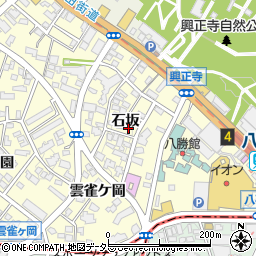 愛知県名古屋市昭和区広路町石坂24周辺の地図