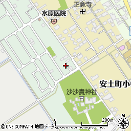 滋賀県近江八幡市安土町常楽寺38-79周辺の地図
