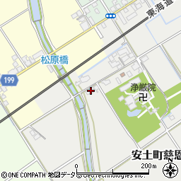 滋賀県近江八幡市安土町慈恩寺214-1周辺の地図