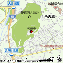 和徳寺周辺の地図