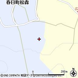 兵庫県丹波市春日町松森11周辺の地図