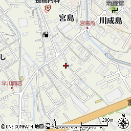 静岡県富士市宮島364周辺の地図