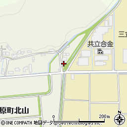 兵庫県丹波市柏原町北山1106-4周辺の地図