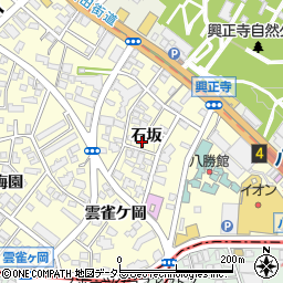 愛知県名古屋市昭和区広路町石坂24-1周辺の地図