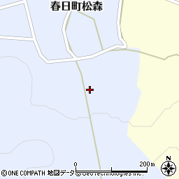 兵庫県丹波市春日町松森476周辺の地図