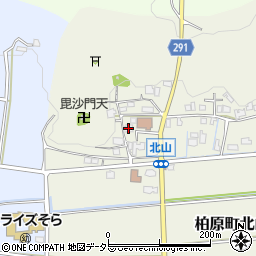 兵庫県丹波市柏原町北山210周辺の地図