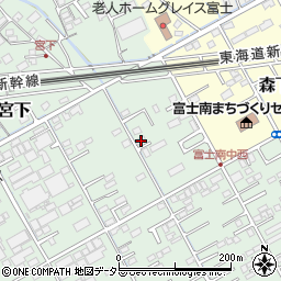 静岡県富士市宮下246-2周辺の地図