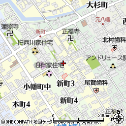 滋賀県近江八幡市魚屋町中19周辺の地図