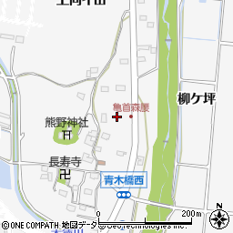 愛知県豊田市亀首町下向イ田周辺の地図