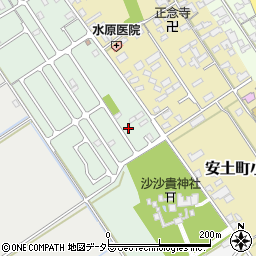 滋賀県近江八幡市安土町常楽寺38-73周辺の地図
