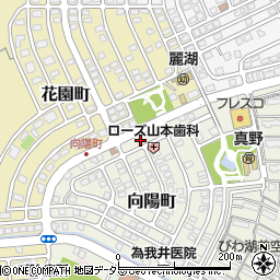 滋賀県大津市向陽町15-4周辺の地図