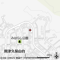 千葉県勝浦市興津久保山台64周辺の地図
