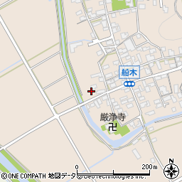 滋賀県近江八幡市船木町990周辺の地図