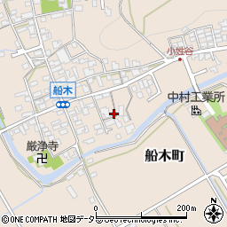 滋賀県近江八幡市船木町1099周辺の地図