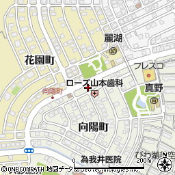 滋賀県大津市向陽町15周辺の地図