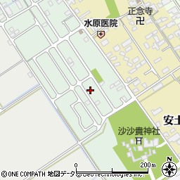 滋賀県近江八幡市安土町常楽寺38-17周辺の地図
