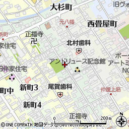 滋賀県近江八幡市為心町中周辺の地図