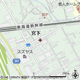 静岡県富士市宮下196周辺の地図