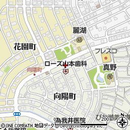 滋賀県大津市向陽町15-2周辺の地図