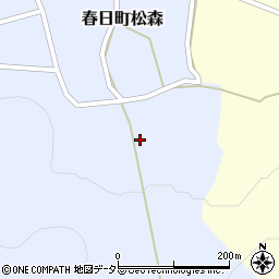 兵庫県丹波市春日町松森474周辺の地図