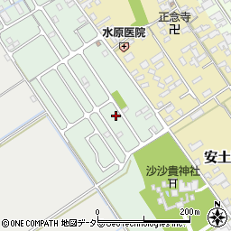 滋賀県近江八幡市安土町常楽寺38-11周辺の地図