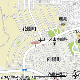 滋賀県大津市花園町8-2周辺の地図